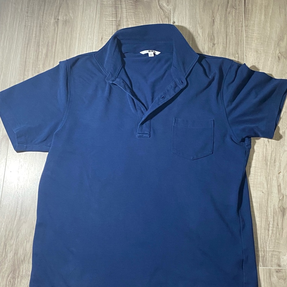 Uniqlo Deep Blue Polo Shirt